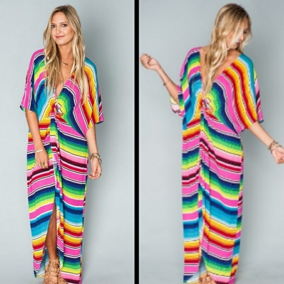 Show Me Your MuMu Get Twisted Serape Maxi … - Picture 1 of 13